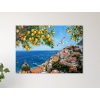 Obraz Amalfi s citrónmi (Farba rámu Bez rámu, Povrchová úprava Matná, Veľkosť obrazu A4)