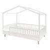 Luno bed200x140+house kit+legs+house kit white 1
