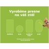 Mäkké sklo Vianočná hviezda - PVC fólia na stôl (na mieru) (Tvar stola Zaoblené rohy)