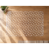 Ochranná podložka pre psa Biele kostičky - mäkké sklo (Rozmer obrazu 40 x 60 cm)